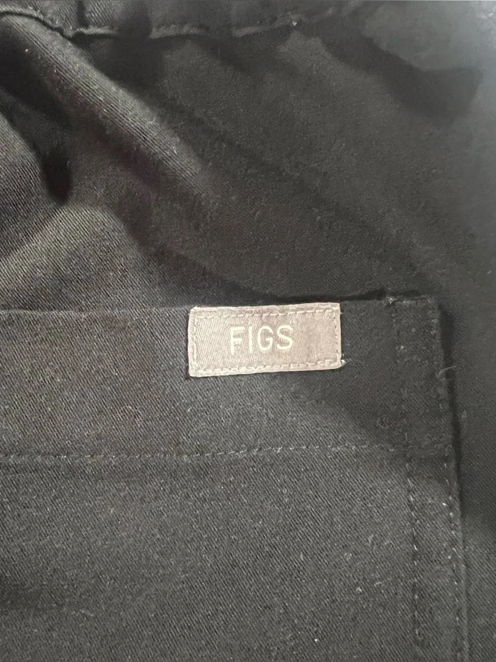 Figs Pisco Straight Leg Scrub Pant Black Men's Scrub Pants Medium FM4500